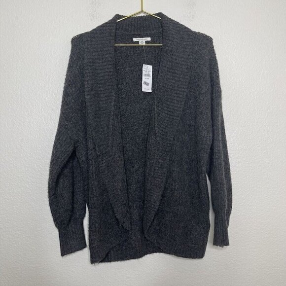 American Eagle Outfitters Sweaters - American Eagle Sweater XS/S Cardigan Open Knit Gray Long Sleeve Soft AF Longline